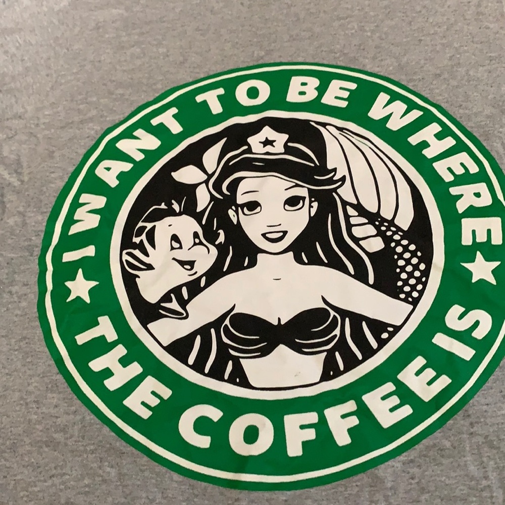 “I Want to be Where the Coffee Is” Ladies T-Shirt